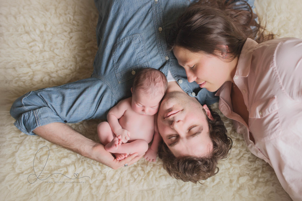 Seattle newborn photographer | Family of Three