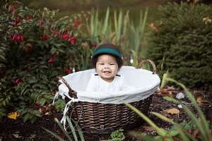 7 months old | outdoor fall mini session | Maple Valley