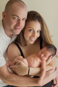 sleepy baby girl | seattle newborn photographer