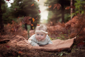 Outdoor milestone session | Seattle newborn photographer