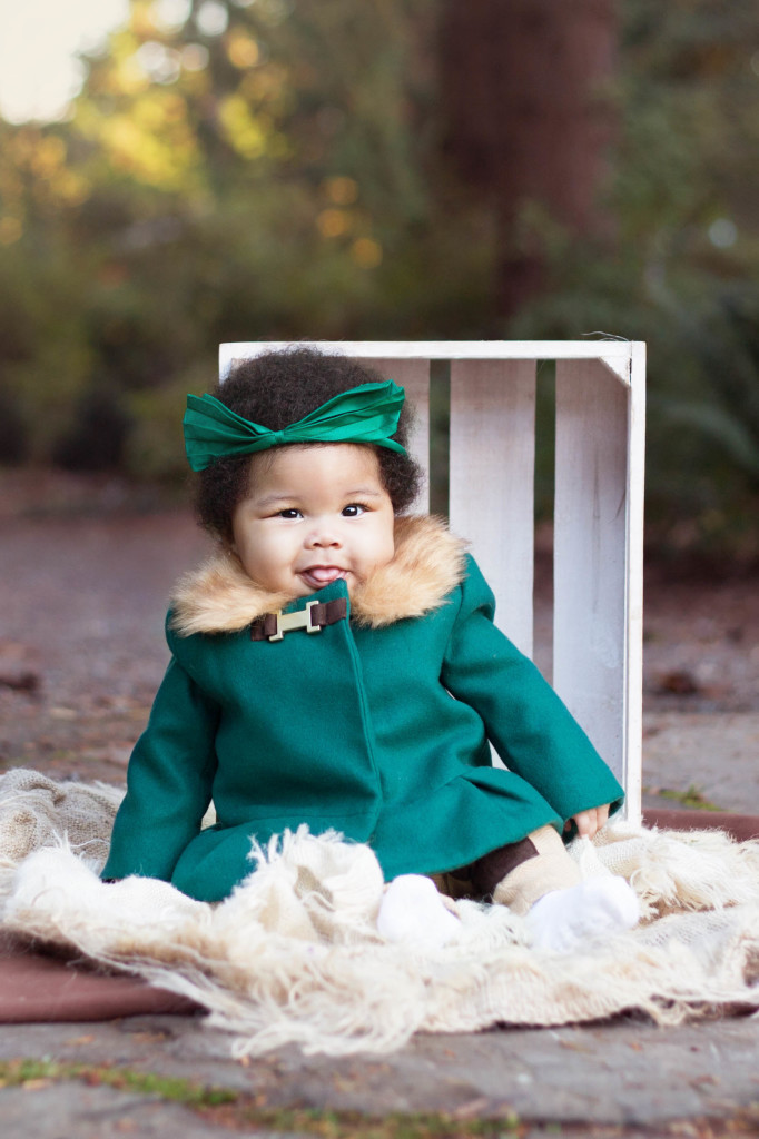 Outdoor Milestone Session | Seattle newborn photographer