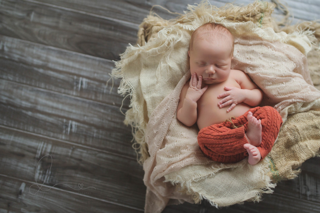 baby in basket | baby boy | Seattle newborn-baby photographer