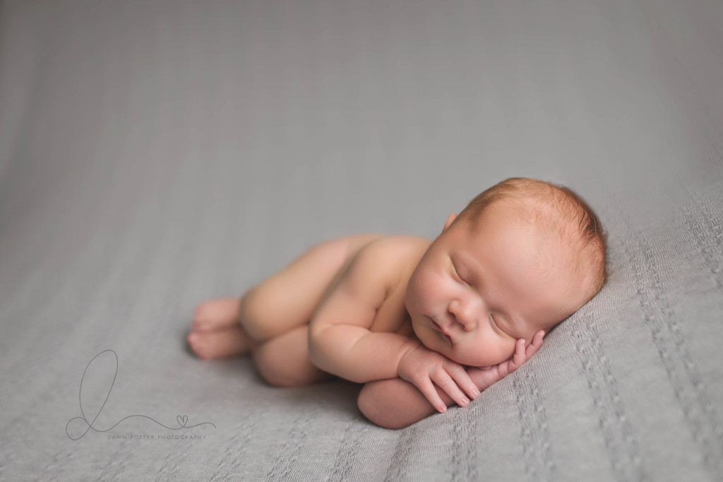 side lying pose | baby boy | Seattle newborn-baby photographer
