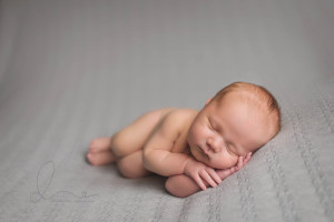 side lying pose | baby boy | Seattle newborn-baby photographer