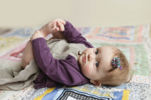 Blue eyes baby girl | Issaquah-Hobart newborn-baby photographer