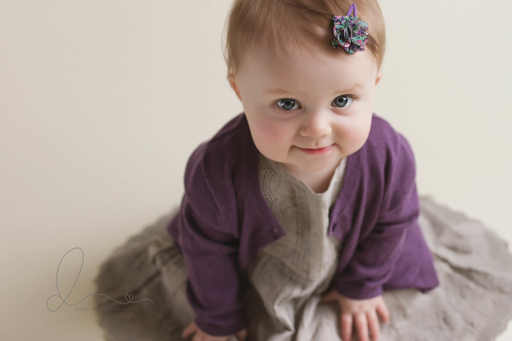 Blue Eyed Baby Girl Issaquah Hobart Newborn Baby Photographer