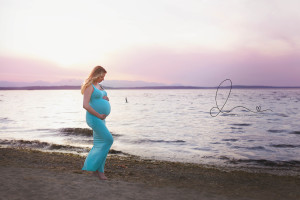 sunset beach maternity session | seattle newborn baby maternity photographer