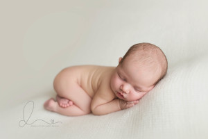 outdoor family newborn session | tushy pose