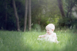 8 month sitting up | Outdoor baby | Maple Valley baby photographer