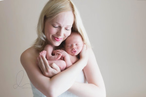 Baby with Mom | sweet newborn baby boy | Bellevue Kirkland newborn baby photographer