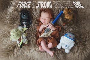 star wars theme baby boy | issaquah newborn photographer