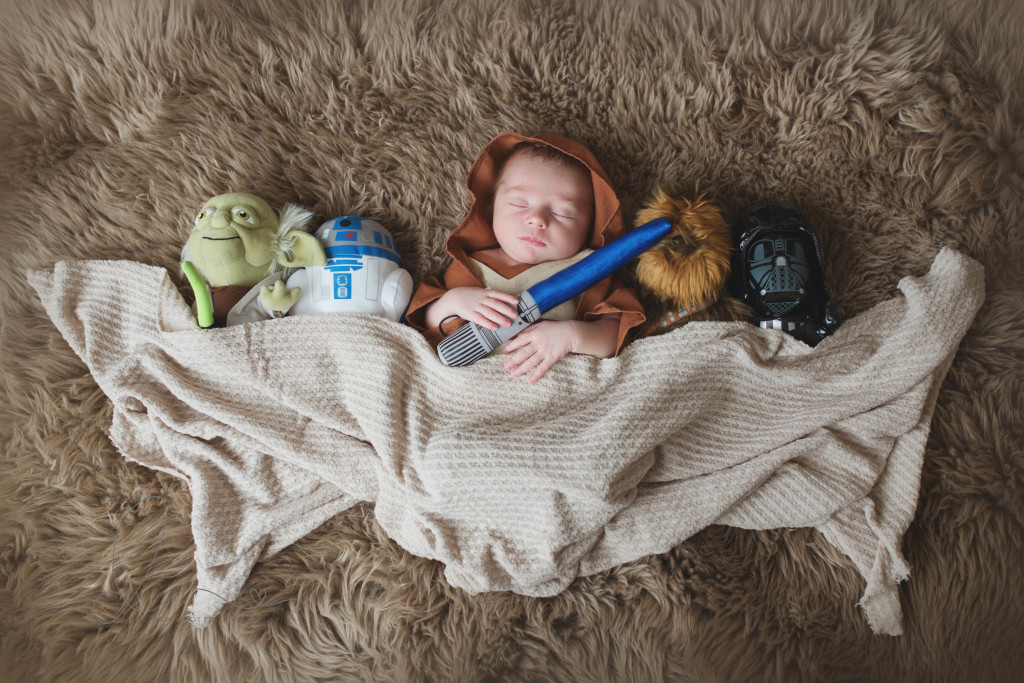 star wars theme baby boy | issaquah newborn photographer
