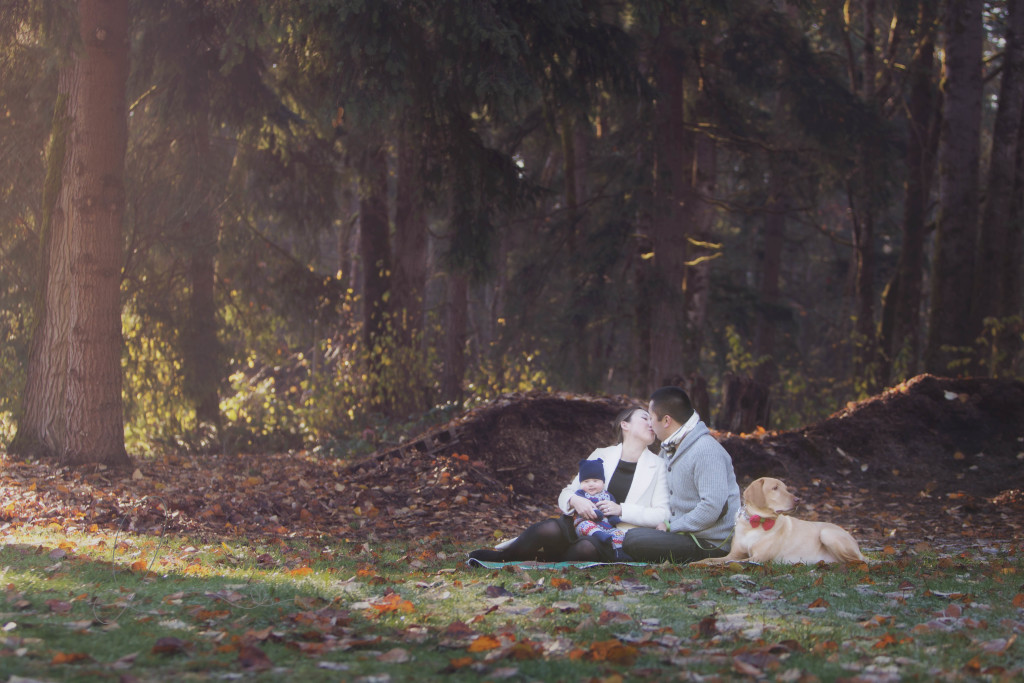 winter family session | family of three | issaquah family photographer