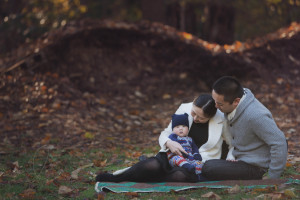 winter family session | family of three | issaquah family photographer
