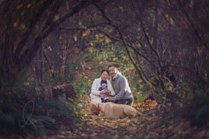 winter family session | family of three | issaquah family photographer