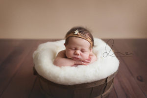 3 week old newborn session | issaquah baby photographer | baby in basket