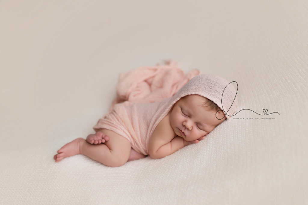 3 week old newborn session | issaquah baby photographer | baby with wrap