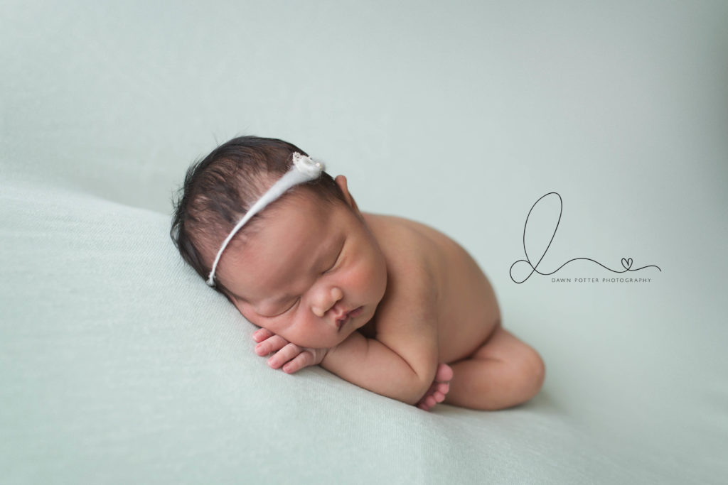  | Eastside newborn sessionBellevue newborn session | baby girl taco pose