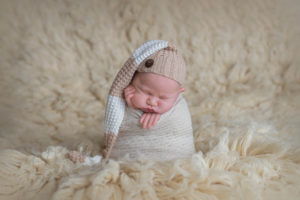 Issaquah newborn session | issaquah baby boy potato sack pose
