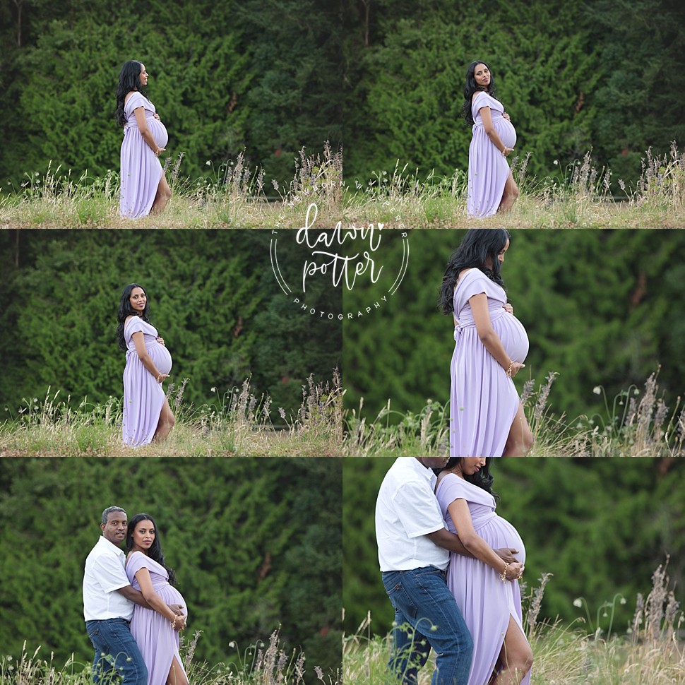 Seattle Outdoor Maternity Portrait Session