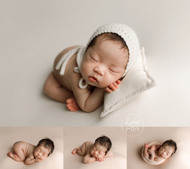 Seattle newborn photographer, newborn portrait session near me, baby photography studio Seattle