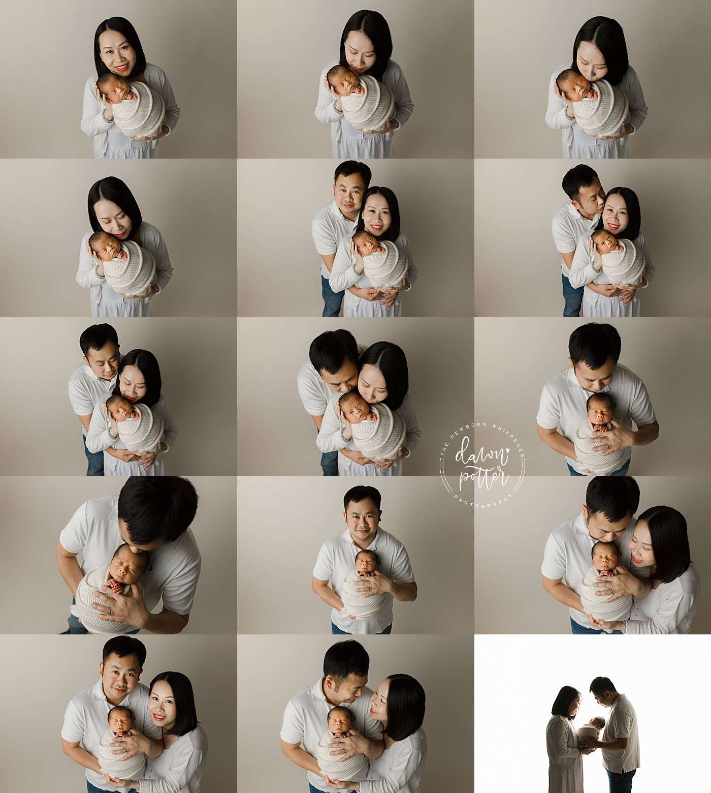 Seattle newborn family photography, newborn studio session, family portraits Seattle, proud parents newborn, baby photography Seattle