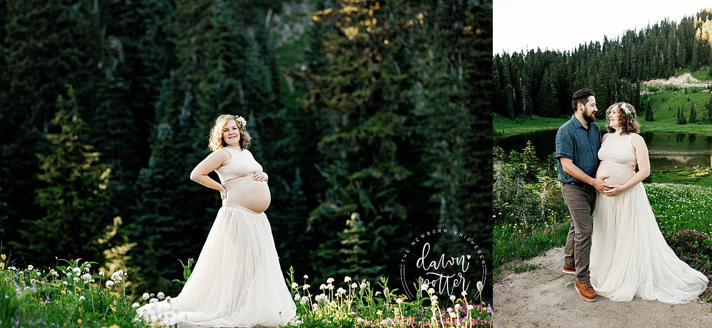 Mount Rainier Maternity Session | Tukwila Maternity Photographer
