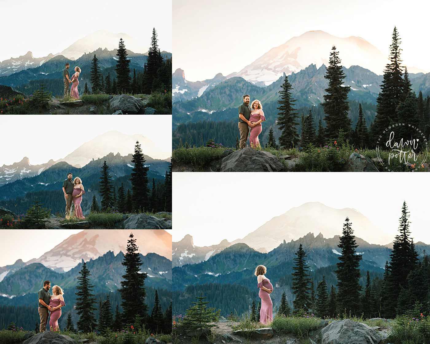 Mount Rainier Maternity Session | Tukwila Maternity Photographer